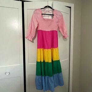 Crown & Ivy maxi dress rainbow